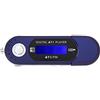 Dioche Mp 3 Mp3 Usb Sony Radio Lettore Cd Bluetooth Sveglia Portatile Musica Mp3 Lettore Usb Con Schermo Lcd E Video Portatile Radio Fm Scheda Di Memoria Vocale Argento (Blu)