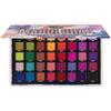 W7 | Mardi Gras Pressed Pigment Palette | 40 Colors: Pinks, Greens, Oranges, Reds, Yellows | Matte, Shimmer, Metallics | Rainbow, Pride, Festival Makeup | Vegan, Cruelty Free Makeup by W7 Cosmetics