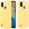 SHIEID Cover per ZTE Blade A51, Custodia in TPU Tinta Unita, Case in Silicone Morbido, Custodia in Gomma Antiurto Sottile Cover per ZTE Blade A51-Giallo