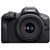 CANON EOS R100 + RF-S 18-45MM F/4.5-6.3 IS STM - GARANZIA UFFICIALE CANON