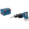 Bosch Professional 18V System Sega Universale a Batteria Gsa 18 V-Li (Incl. 2 Lame (Legno/Metallo), Batterie e Caricabatterie Non Incl., in L-Boxx 238)