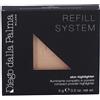 Diego Dalla Palma Skin Highlighter Illuminante Compatto in Polvere Refill Colore 134 Sabbia Dorato 1 pz Make up