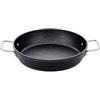 Fissler Adamant - Padella grande Ø 32 cm, antiaderente in alluminio, bordo alto, resistente ai graffi, a induzione, colore: Nero