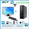 Acer POSTAZIONE WIFI PC COMPUTER FISSO DESKTOP ACER HP 4GB 19'' RICONDIZIONATO DESKTO