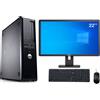 DELL POSTAZIONE PC COMPUTER E MONITOR 22'' DESKTOP COMPLETA RICONDIZIONATO W 10 PRO
