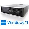 Intel WINDOWS 11 PC FISSO DESKTOP HP SFF 6000 8000 PRO COMPUTER RICONDIZIONATO INTEL