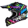 Oneal Casco moto cross Enduro Oneal 2SRS Helmet GLITCH V.23 Multic