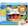 VTech Noè Pianola Luminosa, Strumento Musicale Bambino con Giochi, Gioco per Neonati con Tanti Strumenti, Pianoforte per Bambini con 3 Canzoni, 15 Melodie, Lingua Italiana, Batterie Incluse, 6-36 Mesi