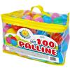 EIC Palline Colorate per Bambine Palline Colorate per Piscina Palline Bambine 1 Anno Gomma 100 Palline Morbide Colorate 100 Palline Colorate 6 cm Diametro