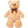 De Car Peluche orso gigante Orso peluche gigante 80 cm san valentino bianco beige marrone peluche san valentino orsacchiotto orsacchiotti piccoli peluche 80 cm (Beige)