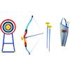 Sport One Sport1 Arco e frecce per Bambini Arco con frecce per Bambini Arco frecce Bambini con Bersaglio da Terra Piedistallo, 3 Frecce Incluse