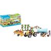 PLAYMOBIL Country 71442 Trattore con rimorchio e cisterna, raccolto fresco in fattoria, imparare a conoscere l`ambiente, giochi di ruolo divertenti, giocattolo sostenibile per bambini dai 4 anni in su