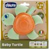 Chicco Peluche Baby Tartaruga ECO+, Trillino in Tessuto, Plastica e Poliestere Riciclato, Stimolazione Tattile, Gioco Bambino, 3-24 Mesi