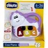 Chicco Piano Mucca, Baby Senses, Bilingue, Primo gioco parlante musicale, Facile da Afferrare, Con 3 Tasti per imparare la prime Note Musicali, Lettere e Parole in Italiano e Inglese, 6-36 mesi