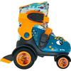 SportOne Pattini a Rotelle Bambino Regolabili Pattini a 4 ruote per ragazzi, bambini, principianti, pattini a rotelle di 4 dimensioni regolabili per bambini, ragazzi e bambini Dino