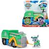Spin Master Paw Patrol, Camion per la Raccolta di Rifiuti di Rocky, Veicolo e Personaggio Rocky, Giochi Bambini, 3+ anni