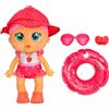 Imc CRY BABIES Fun N' Sun Ella | Bambola Interattiva che Piange Lacrime Vere ed É Progettata per Giocare Dentro e Fuori Dall'Acqua