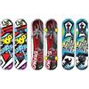 SportOne SKATEBOARD `DOUBLE` portata 50 kg, truck in PP
