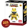 Nice Group heroes bricks yellow car soldier