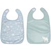 BABY TO LOVE Babytolove - Set di 2 Bavaglini - Green Topic