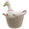 THE PUPPET COMPANY Wilberry - Wilberry Pets in Baskets - Duck (White)