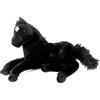 De Car Cavallo Peluche Grande Gigante XXL Morbido Peluche a Forma di Cavallo di cm Bambini Unicorno Giocattolo Colore Marrone, Bianco, Nero da XXL Gigante Animale Grande Sdraiato Toys (Nero)