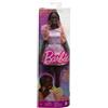 Mattel Barbie-Fashionistas Friends Collezione 65° Anniversario-Bambola n.216 con capelli neri,vestito rosa e orecchini dorati-Mattel-Eta 3+