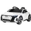 Colibrì Macchina Elettrica Per Bambini Audi e-Tron Auto Elettrica Per Bambini Telecomandata, Sedile In Pelle,Porte Apribili, Motore Elettrico 12V Carico 25 Kg (Bianco)