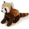 De Car Peluche Panda Rosso 26 Cm Peluche, Regali per Bambini 20 cm, Multicolore Alta qualità