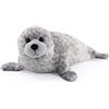 De Car Peluche Giocattolo Morbido e Coccoloso per Bambini Collezione Animali Safari e Animali Marini Peluche, Perfetto per i Bambini Ecofriendly (Foca)