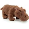 De Car Peluche Giocattolo Morbido e Coccoloso per Bambini Collezione Animali Safari e Animali Marini Peluche, Perfetto per i Bambini Ecofriendly (Ippopotamo)