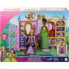 Mattel Bambola-Disney Princess - Guardaroba da Favola, playset armadio apribile fino a 60cm con 2 abiti e 25 accessori, specchiera, camerino e passerella inclusi-Mattel-Eta 3+