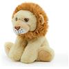 De Car Peluche Giocattolo Morbido e Coccoloso per Bambini Collezione Animali Safari e Animali Marini Peluche, Perfetto per i Bambini Ecofriendly (Leone Peluche)