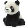 De Car Peluche Giocattolo Morbido e Coccoloso per Bambini Collezione Animali Safari e Animali Marini Peluche, Perfetto per i Bambini Ecofriendly (Panda Peluche)
