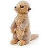 De Car Peluche Giocattolo Morbido e Coccoloso per Bambini Collezione Animali Safari e Animali Marini Peluche, Perfetto per i Bambini Ecofriendly (Suricato Peluche)