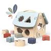 Yookidoo Cubo Incastri Bambini Cubo Incastri con Forme Cubi Legno Bambini Giochi Montessori 2 Anni Regalo Bambino 2 Anni Giocattoli Bambina 3 Anni