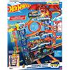 Mattel Pista-Hot Wheels City `Let`s Race` Netflix - Mega Garage, Playset con quattro livelli di gioco e drago divora auto, con 2 macchinine die-cast e box per riporre 50 veicoli in scala 1:64-Mattel-Eta 4+