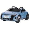 Colibrì Macchina Elettrica Per Bambini Audi e-Tron Auto Elettrica Per Bambini Telecomandata, Sedile In Pelle,Porte Apribili, Motore Elettrico 12V Carico 25 Kg (Azzurro)