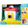 Chicco Cottage Degli Animali 2in1, Gioco a Incastri con Livelli Crescenti di Difficolta, Gioco Educativo con Chiavi Colorate e Formine in Plastica - Giochi per Bambini 1-4 Anni