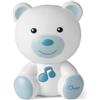 Chicco - Luce Notte Orsetto, Lampada Portatile a Forma di Orso con Musica Classica e Suoni Rilassanti, Due Modalità Evolutive, Luce Notte e Luce Guida Portatile, Azzurro, 0 mesi +