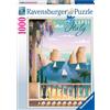 Ravensburger - Puzzle Cartolina da Capri, Italia, 1000 Pezzi, Idea regalo, per Lei o Lui, Puzzle Adulti