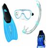 SportOne SET SUB `TRIS` ADULTO N.38/39, MASCHERA, BOCCAGLIO E PINNE