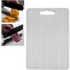 leryveo Titanium Cutting Board | 11.02x15.35 Pollici Tagliere in Titanio | Set Taglieri in Puro Titanio | Tagliere Acciaio Inox | Tagliere in Metallo Multiuso Bifacciale per Cucina