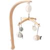 Bamboom Giostrina Musicale in Legno Naturale Bamboom Fish Blu