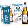 BIRRA MENABREA S.P.A. MENABREA - Birra Pils - Arte in Bottiglia - Cartone Da 10 Bottiglie - 330 ml