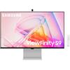 Samsung Monitor HRM ViewFinity S90PC (S27C902), Flat, 27'', 5120x2880 (5K), Smart Hub, 16:9, IPS, 60Hz, 5ms, Mini-DP, USB, Eye Saver Mode, Flicker Free, Silver