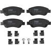 TRW GDB1633 Pastiglie Freno Set di 4 para Toyota Aygo (_B1_) 2005-2014 Assale anteriore e Altri Veicoli