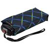 Knirps Ombrello tascabile da viaggio, piccolo, leggero, a righe, 93 cm, Moderno