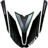Resin Bike Adesivi Moto Compatibile con Kawasaki Versys 650 2017-2021 Verde. Protezione Parafango e Parasteli Antigraffio e Antiurto. Adesivi Resinati 3D Made in Italy
