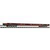 FLEISCHMANN 935271 I (2) Carro Saadkms 8 assi senza traverse di testa marrone FS